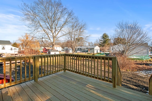 32 Jackson St, Portland, ME 04103 - deck with a residential view