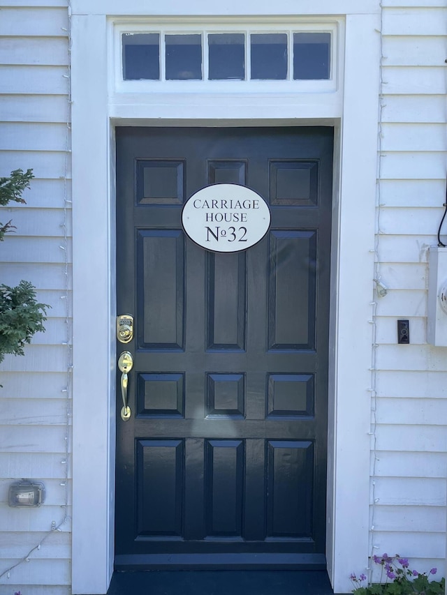 32 Murray Hill Rd, Boothbay, ME 04544 - view of property entrance