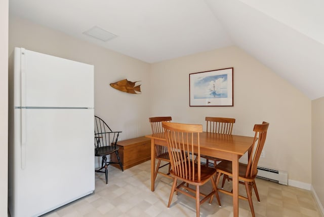 11 Clubhouse Dr, Kennebunk, ME 04043 - dining space with light floors and lofted ceiling