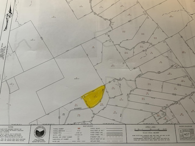 509 Blackberry Ln, Rumford, ME 04276 - map showing property parcels