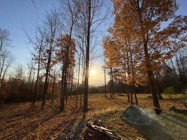 509 Blackberry Ln, Rumford, ME 04276 - view of yard at dusk