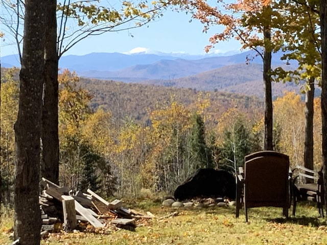 509 Blackberry Ln, Rumford, ME 04276 - view of mountain background featuring a heavily wooded area