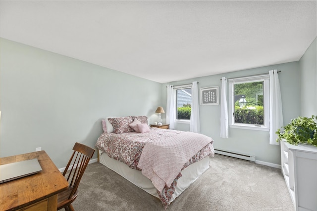 4 Oakview Dr Unit 4, Cape Elizabeth, ME 04107 - bedroom with baseboard heating, carpet flooring, and baseboards