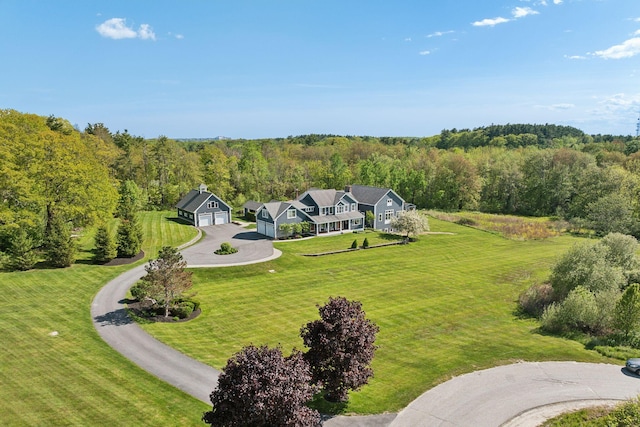 10 Jameson Dr, Falmouth, ME 04105 - view of subject property featuring a heavily wooded area