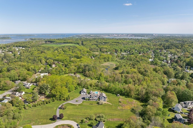 10 Jameson Dr, Falmouth, ME 04105 - aerial view of property's location featuring a forest