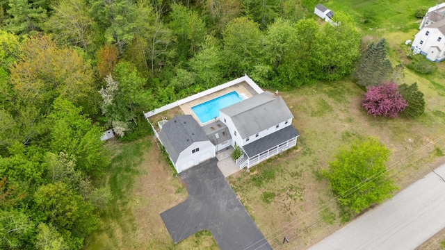 13 Wildbrook Dr, Biddeford, ME 04005 - aerial view of property and surrounding area with a pool area