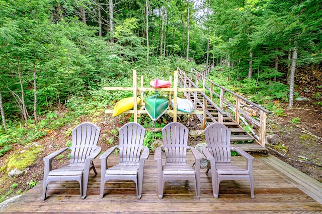 134 Valhalla Ln, Norway, ME 04268 - view of deck