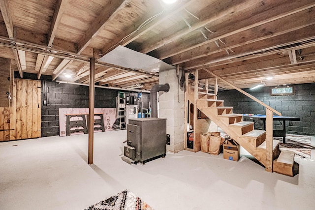 134 Valhalla Ln, Norway, ME 04268 - basement with stairs