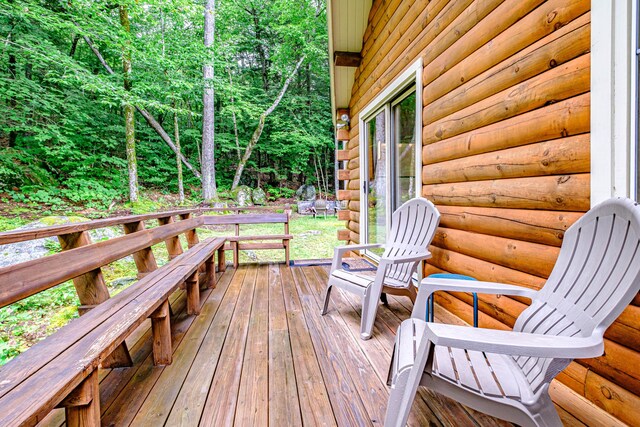 134 Valhalla Ln, Norway, ME 04268 - view of wooden terrace