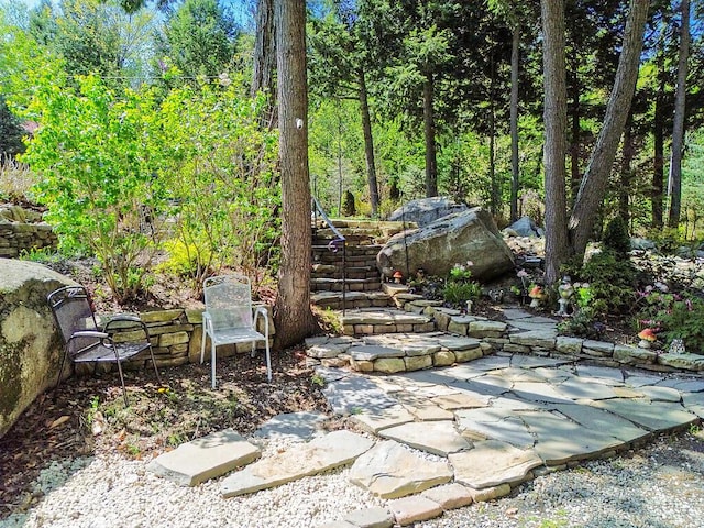 22 Lindas Way, Manchester, ME 04351 - view of yard with a patio