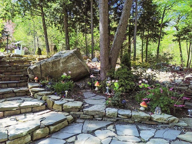 22 Lindas Way, Manchester, ME 04351 - view of yard featuring a forest view