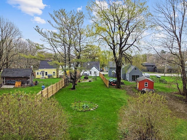 66 Beechwood St, Thomaston, ME 04861 - view of yard featuring a storage shed and an outdoor structure