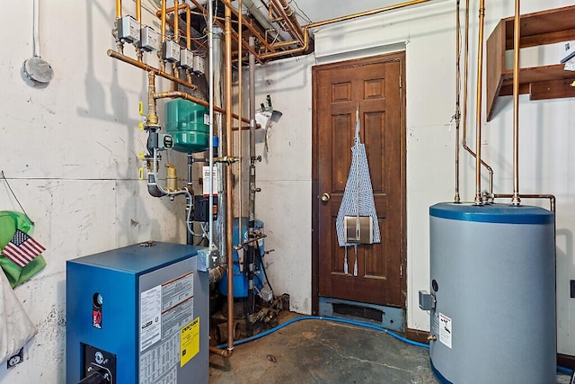 66 Brickett Point Ests, Oakland, ME 04963 - utilities featuring water heater and a heating unit