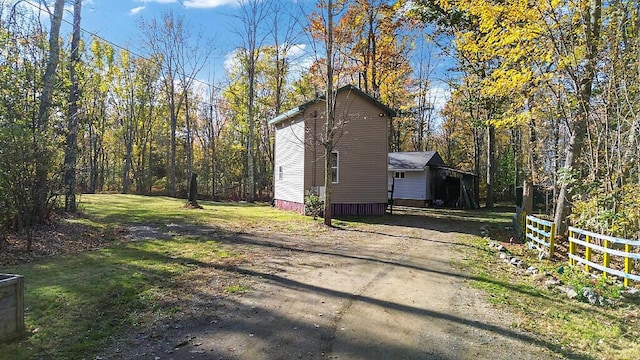 194 Birch Ln, Unity, ME 04988 - view of side of home featuring driveway
