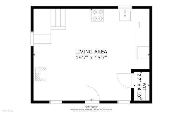 194 Birch Ln, Unity, ME 04988 - home floor plan