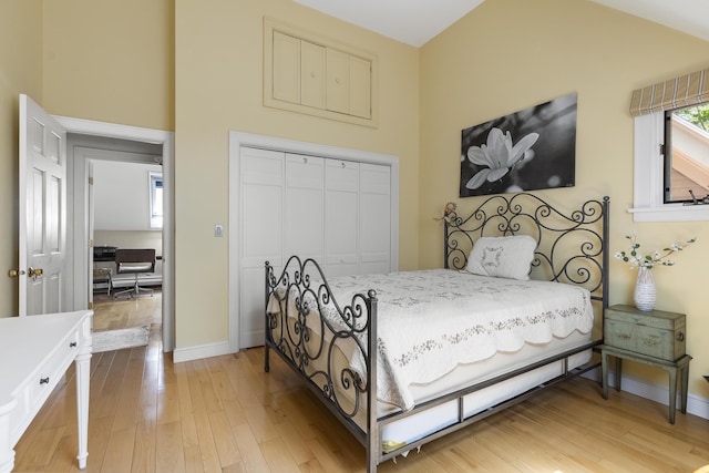 298 Ocean Ave, Kennebunkport, ME 04046 - bedroom with light wood-style floors and a closet