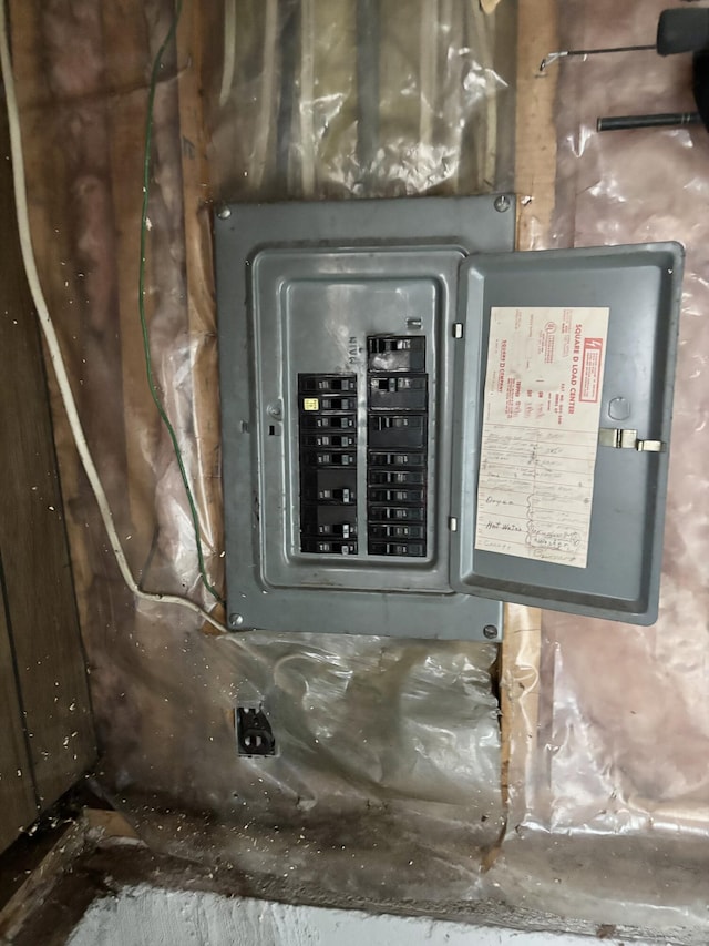 3 Rush Blvd, Millinocket, ME 04462 - utility room featuring electric panel
