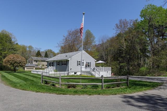 view of front of property