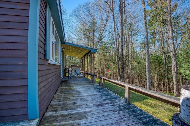 285 Quimby Pond Rd, Rangeley, ME 04970 - view of deck