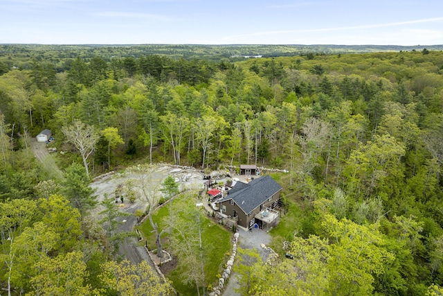 70 Lions Ridge Dr, Alna, ME 04535 - view of subject property with a forest