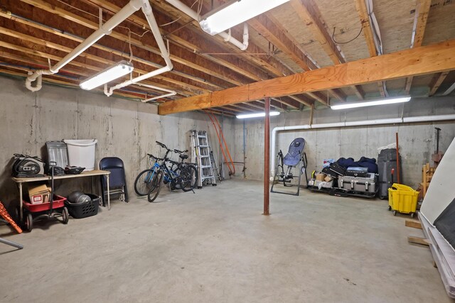 585 Charleston Rd, Charleston, ME 04422 - view of unfinished basement
