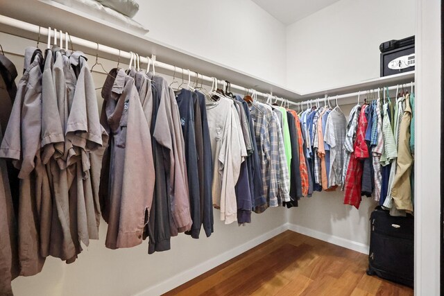 585 Charleston Rd, Charleston, ME 04422 - walk in closet with wood finished floors