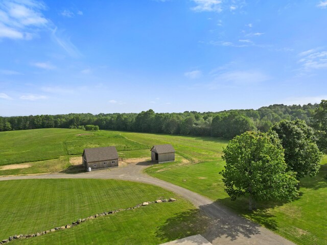 585 Charleston Rd, Charleston, ME 04422 - view of property's community featuring an outdoor structure, a view of rural / pastoral area, and a yard