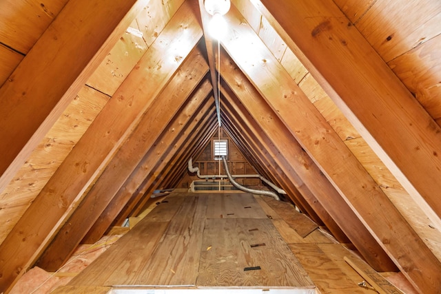 832 Main Rd, Islesboro, ME 04848 - view of unfinished attic
