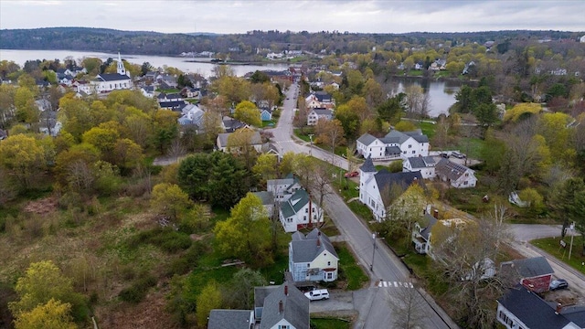 41 Church St, Damariscotta, ME 04543 - view of property location with a large body of water and nearby suburban area