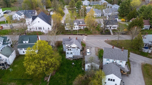 41 Church St, Damariscotta, ME 04543 - aerial view of residential area