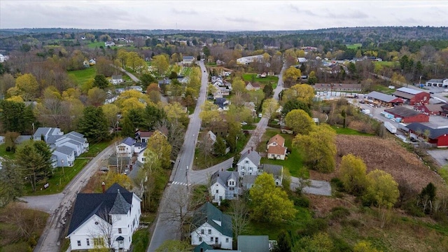 41 Church St, Damariscotta, ME 04543 - aerial overview of property's location featuring nearby suburban area