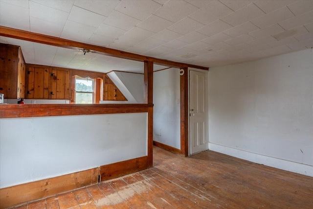 41 Church St, Damariscotta, ME 04543 - basement with hardwood / wood-style flooring and baseboards