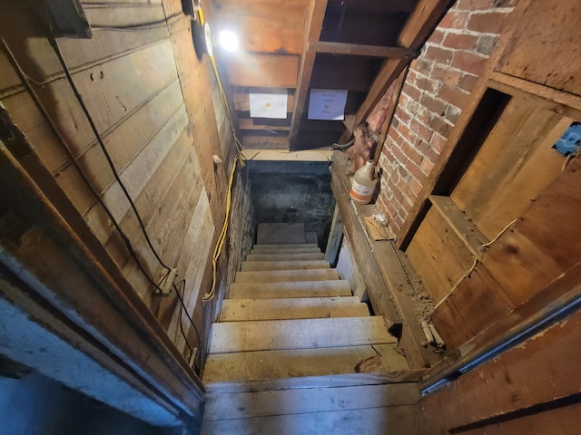 view of stairs