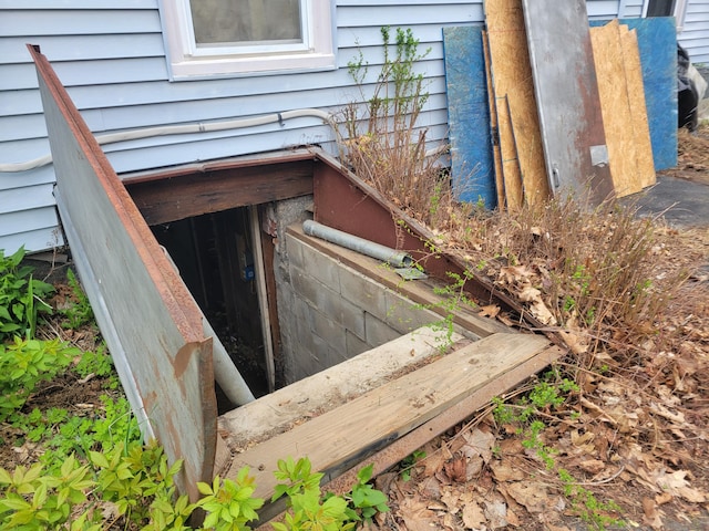 exterior view of a bulkhead entry