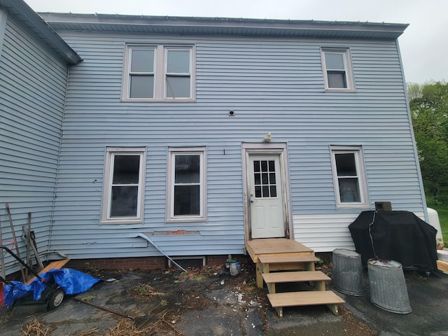 view of back of property