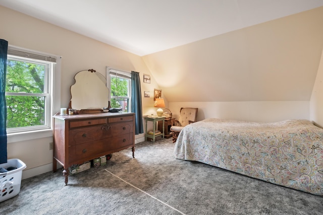 4 Otis St, Rockland, ME 04841 - carpeted bedroom with vaulted ceiling