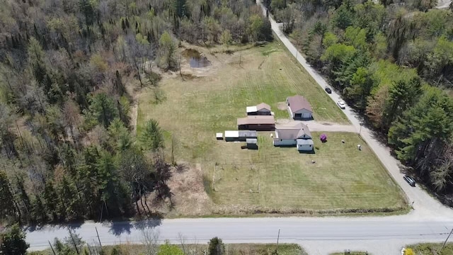 aerial overview of property's location with rural landscape
