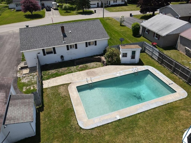 36 Lorraine Ave, Brewer, ME 04412 - view of swimming pool with an outbuilding