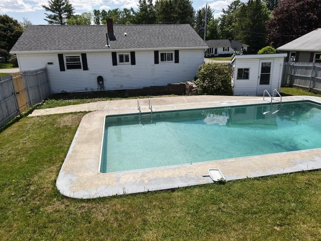 36 Lorraine Ave, Brewer, ME 04412 - view of pool featuring an outbuilding