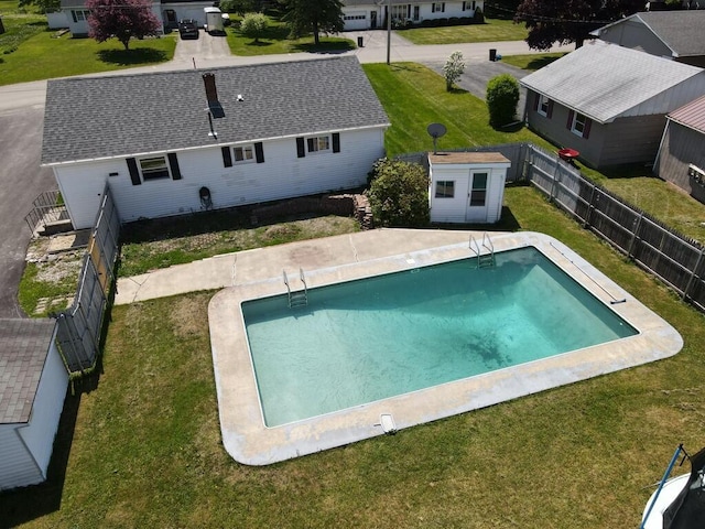 36 Lorraine Ave, Brewer, ME 04412 - view of pool featuring an outbuilding