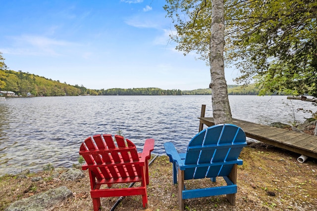 20 Lily Bay Ln, Parsonsfield, ME 04047 - dock area featuring a water view