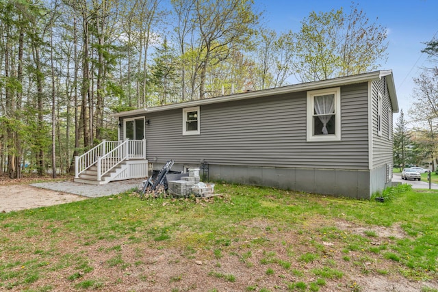 view of rear view of property