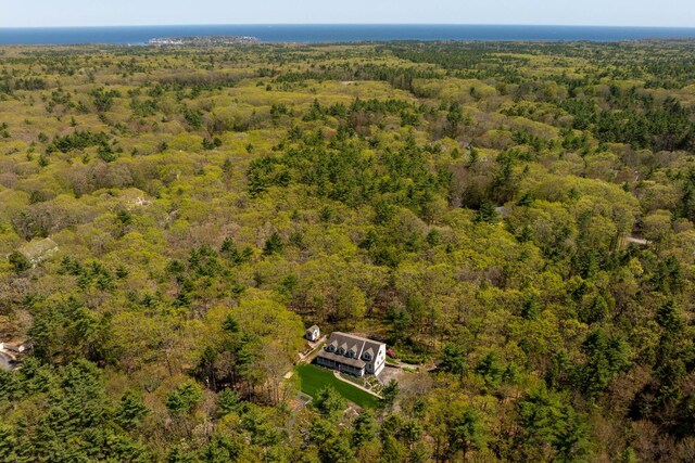 8 Silver Ridge Dr, York, ME 03909 - aerial overview of property's location featuring a heavily wooded area