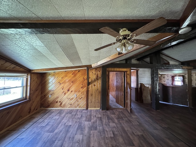 7 Thomas Rd, Sangerville, ME 04479 - bonus room with wood finished floors, healthy amount of natural light, lofted ceiling, and wooden walls