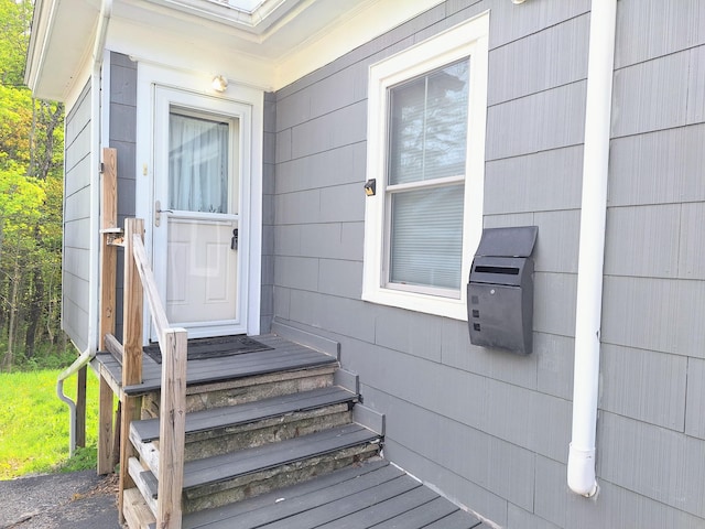 view of entrance to property