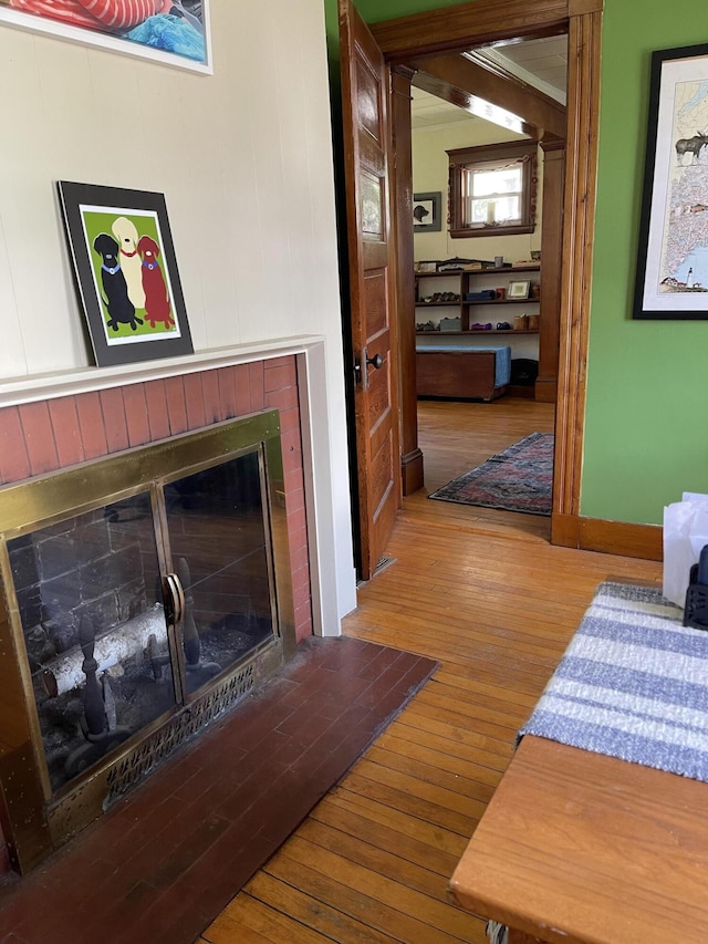 27 Murray St, Bingham, ME 04920 - hall with hardwood / wood-style floors