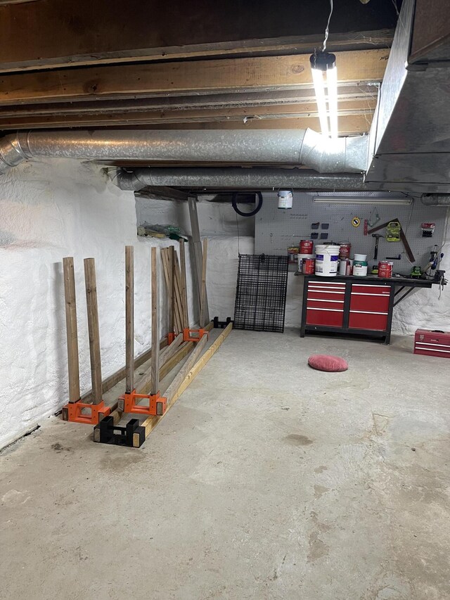 27 Murray St, Bingham, ME 04920 - garage featuring a workshop area