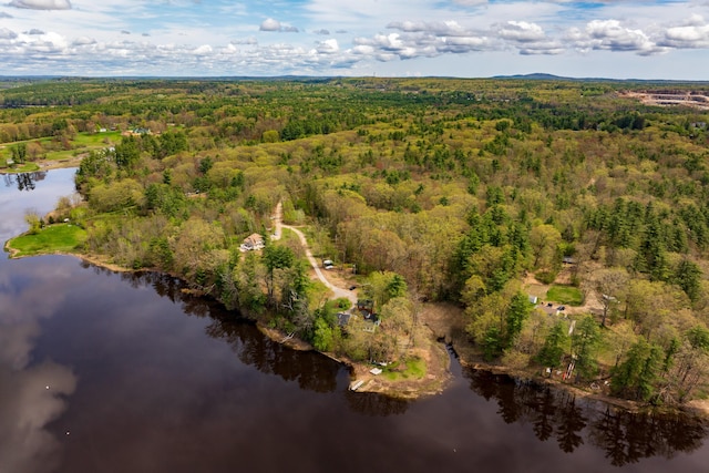 80 Indian Rivers Dr, Eliot, ME 03903 - aerial view of property's location with a heavily wooded area and a large body of water