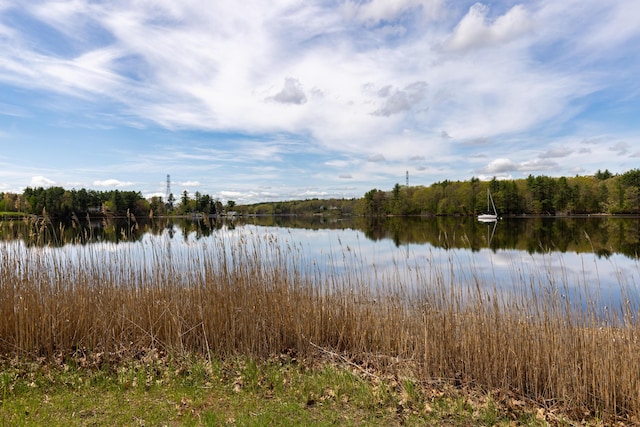 80 Indian Rivers Dr, Eliot, ME 03903 - water view with a heavily wooded area