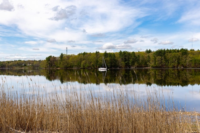 80 Indian Rivers Dr, Eliot, ME 03903 - water view with a heavily wooded area
